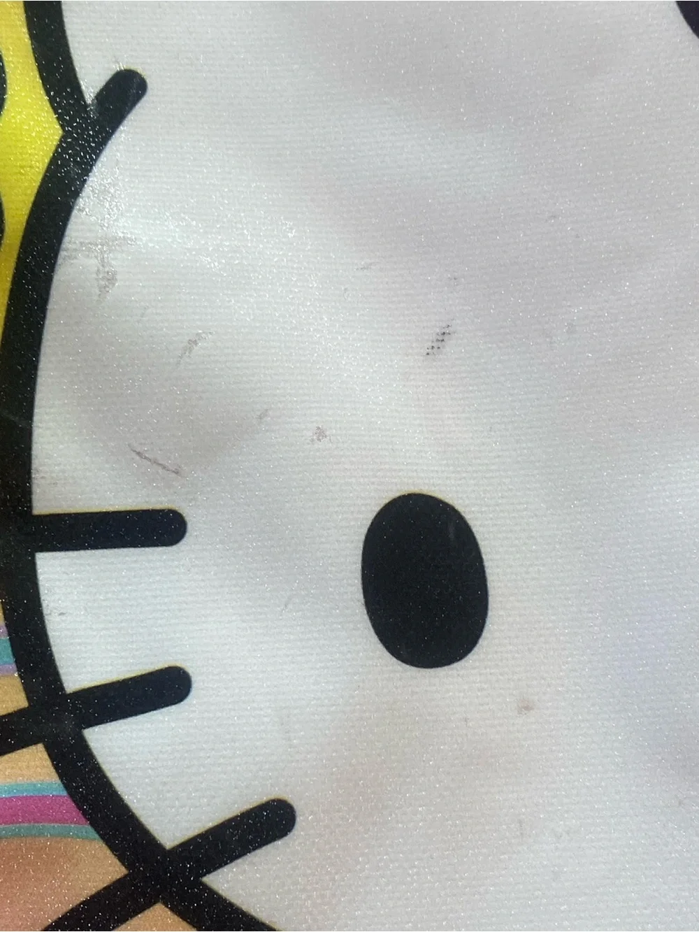 Hello Kitty Sanrio Pink & Purple Back Pack with Pastel Glitter Candy Design